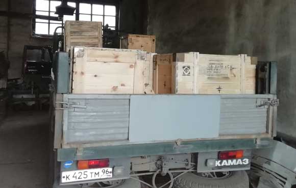 Отгрузка грузоподъемного оборудования